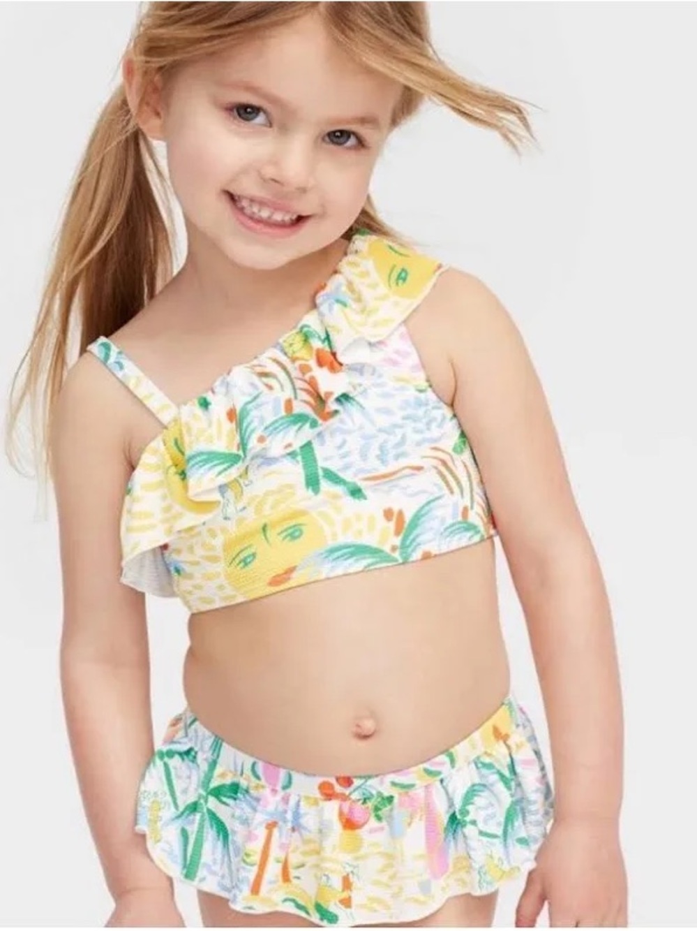 Roller Rabbit Girls 2-Piece Tropical Bikini Set